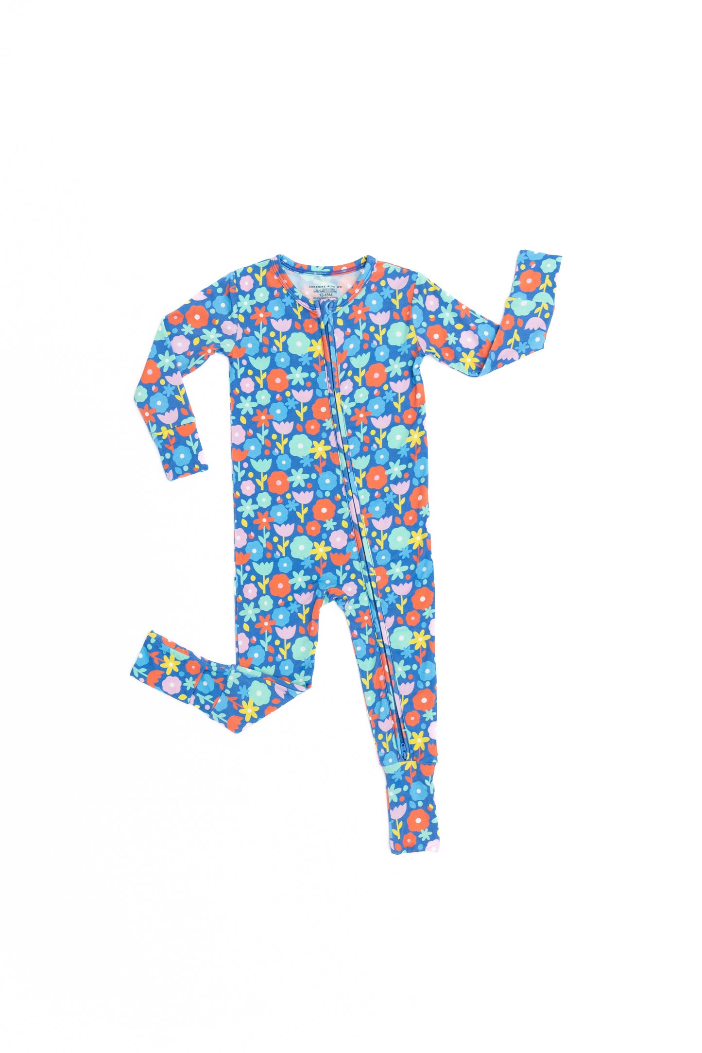 floral bamboo pajamas for baby rainbow baby pride baby pjs 
