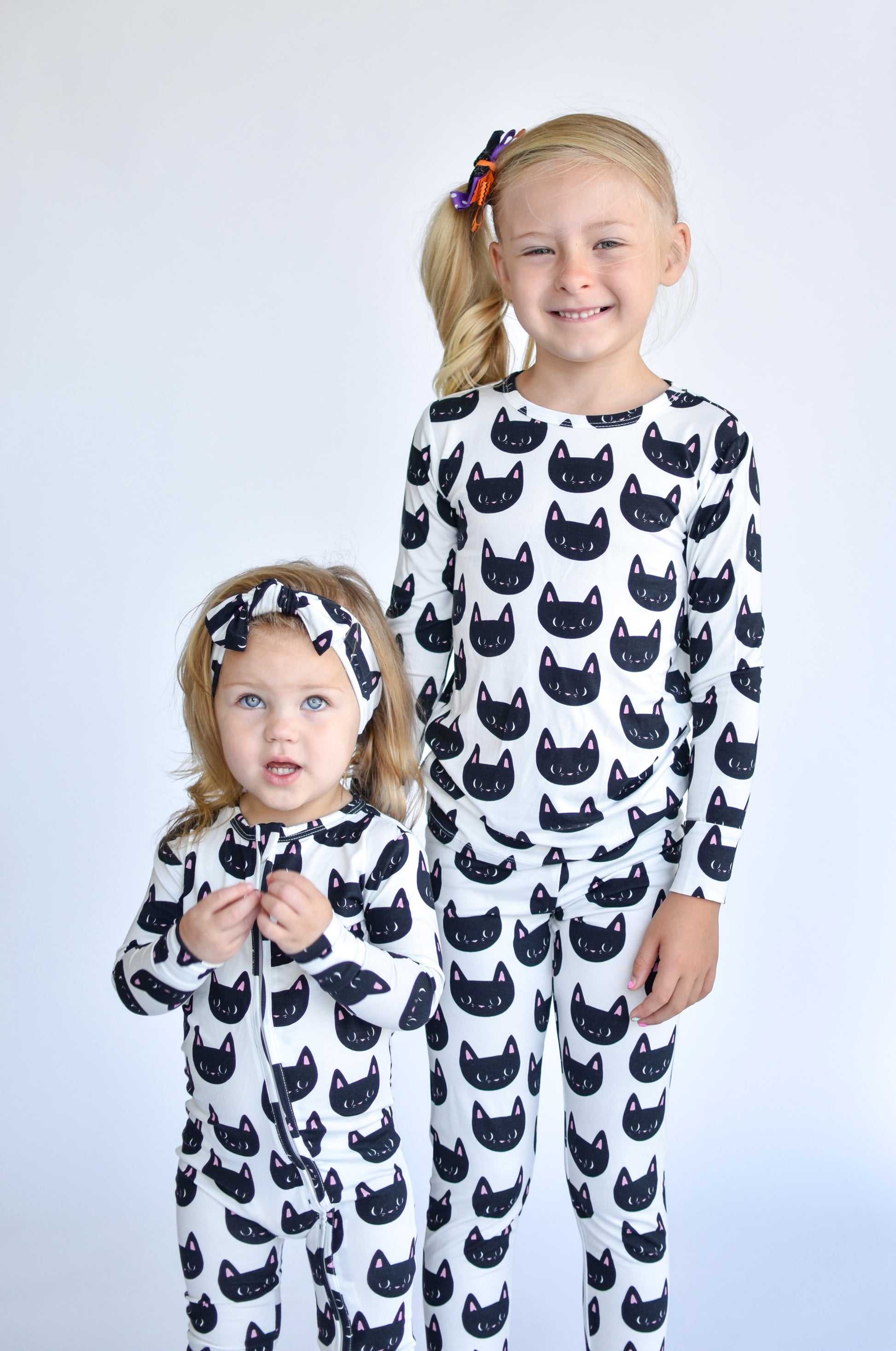 Black Kitty Halloween Pjs for Kids, Binx from Hocus Pocus Pjs, Hocus Pocus Pajamas